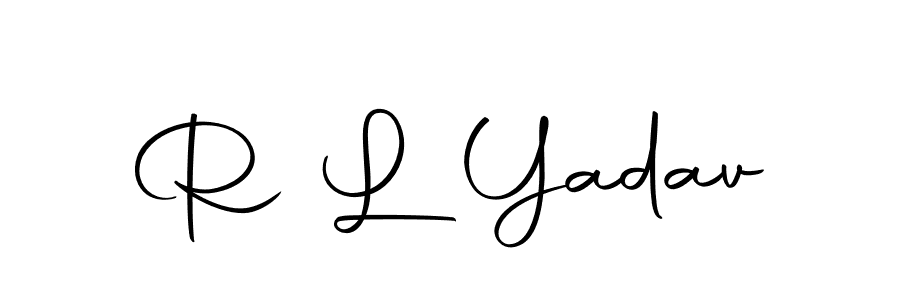 R L Yadav stylish signature style. Best Handwritten Sign (Autography-DOLnW) for my name. Handwritten Signature Collection Ideas for my name R L Yadav. R L Yadav signature style 10 images and pictures png