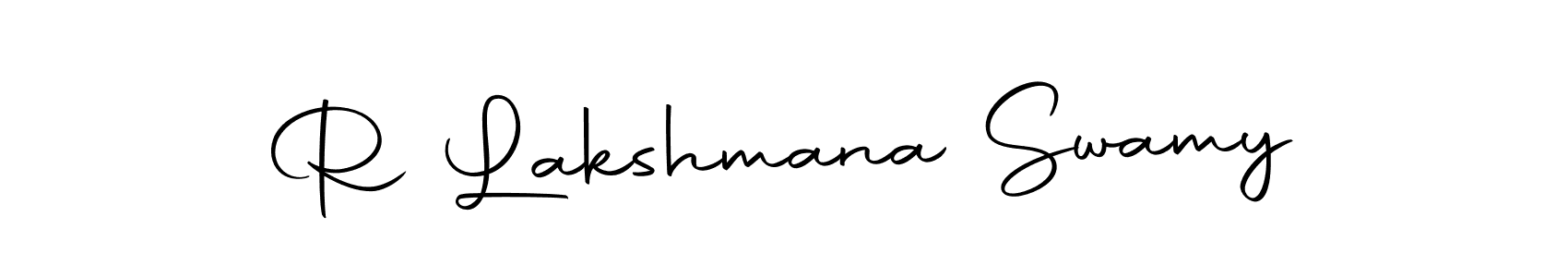 Create a beautiful signature design for name R Lakshmana Swamy. With this signature (Autography-DOLnW) fonts, you can make a handwritten signature for free. R Lakshmana Swamy signature style 10 images and pictures png