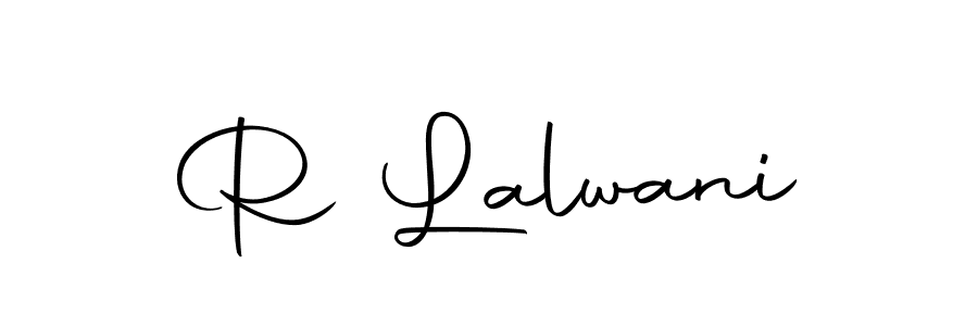 How to make R Lalwani signature? Autography-DOLnW is a professional autograph style. Create handwritten signature for R Lalwani name. R Lalwani signature style 10 images and pictures png