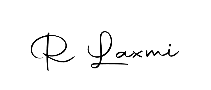 The best way (Autography-DOLnW) to make a short signature is to pick only two or three words in your name. The name R Laxmi include a total of six letters. For converting this name. R Laxmi signature style 10 images and pictures png