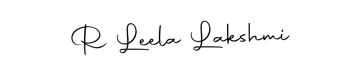 Make a beautiful signature design for name R Leela Lakshmi. Use this online signature maker to create a handwritten signature for free. R Leela Lakshmi signature style 10 images and pictures png