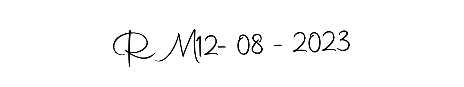 You should practise on your own different ways (Autography-DOLnW) to write your name (R M  12-08 -2023) in signature. don't let someone else do it for you. R M  12-08 -2023 signature style 10 images and pictures png