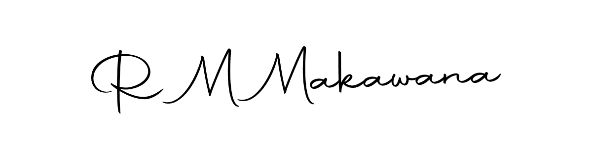 Design your own signature with our free online signature maker. With this signature software, you can create a handwritten (Autography-DOLnW) signature for name R M Makawana. R M Makawana signature style 10 images and pictures png