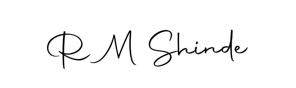 How to make R M Shinde signature? Autography-DOLnW is a professional autograph style. Create handwritten signature for R M Shinde name. R M Shinde signature style 10 images and pictures png