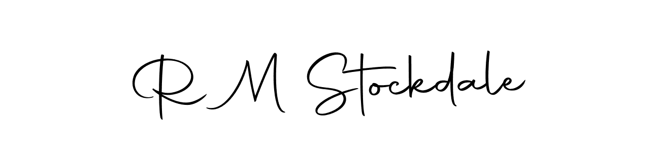 This is the best signature style for the R M Stockdale name. Also you like these signature font (Autography-DOLnW). Mix name signature. R M Stockdale signature style 10 images and pictures png