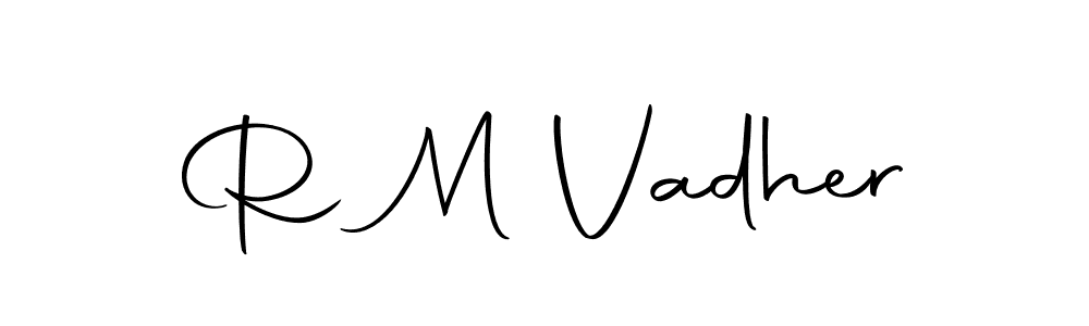 Similarly Autography-DOLnW is the best handwritten signature design. Signature creator online .You can use it as an online autograph creator for name R M Vadher. R M Vadher signature style 10 images and pictures png