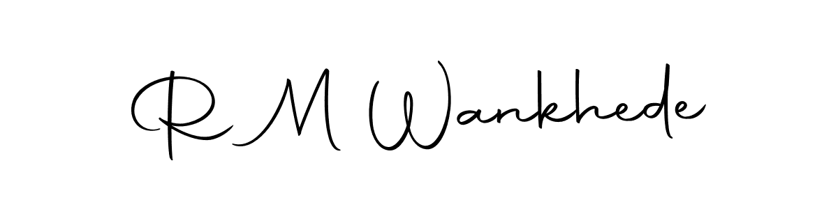 You should practise on your own different ways (Autography-DOLnW) to write your name (R M Wankhede) in signature. don't let someone else do it for you. R M Wankhede signature style 10 images and pictures png