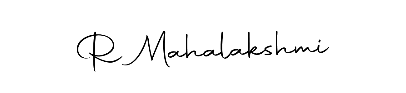 Make a beautiful signature design for name R Mahalakshmi. With this signature (Autography-DOLnW) style, you can create a handwritten signature for free. R Mahalakshmi signature style 10 images and pictures png