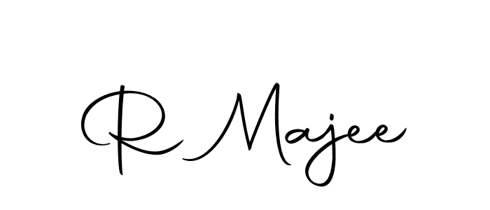 Make a beautiful signature design for name R Majee. With this signature (Autography-DOLnW) style, you can create a handwritten signature for free. R Majee signature style 10 images and pictures png