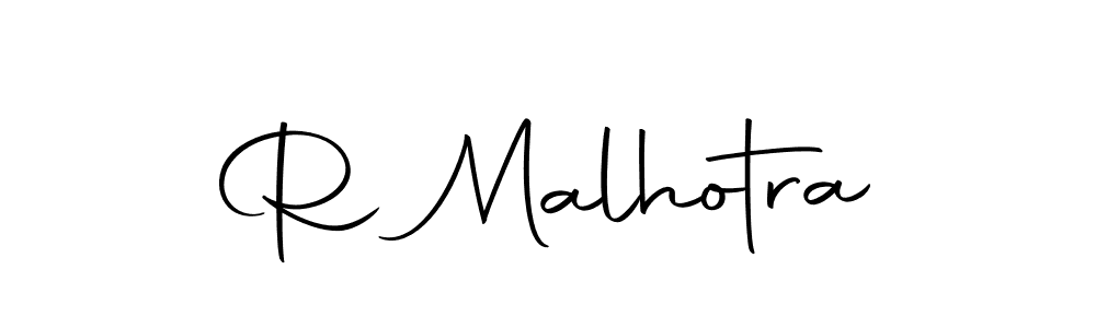 Create a beautiful signature design for name R Malhotra. With this signature (Autography-DOLnW) fonts, you can make a handwritten signature for free. R Malhotra signature style 10 images and pictures png