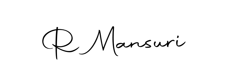 Also we have R Mansuri name is the best signature style. Create professional handwritten signature collection using Autography-DOLnW autograph style. R Mansuri signature style 10 images and pictures png