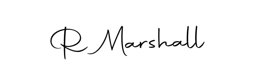 Use a signature maker to create a handwritten signature online. With this signature software, you can design (Autography-DOLnW) your own signature for name R Marshall. R Marshall signature style 10 images and pictures png