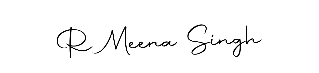 Also we have R Meena Singh name is the best signature style. Create professional handwritten signature collection using Autography-DOLnW autograph style. R Meena Singh signature style 10 images and pictures png