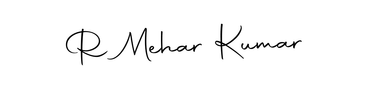 Also we have R Mehar Kumar name is the best signature style. Create professional handwritten signature collection using Autography-DOLnW autograph style. R Mehar Kumar signature style 10 images and pictures png