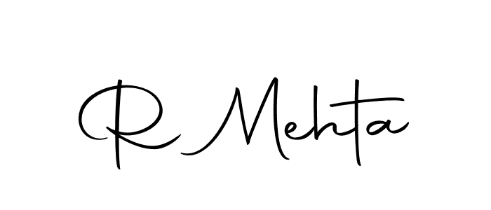 How to make R Mehta name signature. Use Autography-DOLnW style for creating short signs online. This is the latest handwritten sign. R Mehta signature style 10 images and pictures png