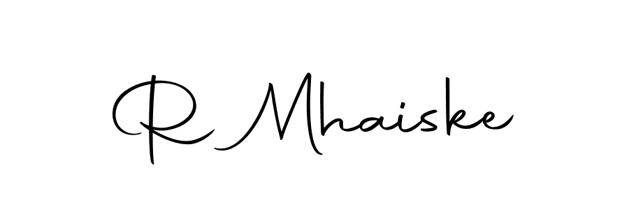 Design your own signature with our free online signature maker. With this signature software, you can create a handwritten (Autography-DOLnW) signature for name R Mhaiske. R Mhaiske signature style 10 images and pictures png