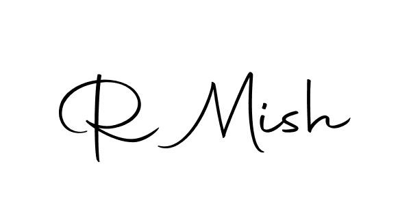This is the best signature style for the R Mish name. Also you like these signature font (Autography-DOLnW). Mix name signature. R Mish signature style 10 images and pictures png
