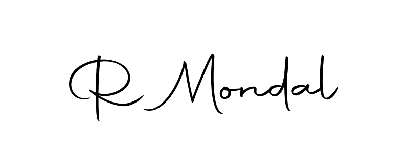 The best way (Autography-DOLnW) to make a short signature is to pick only two or three words in your name. The name R Mondal include a total of six letters. For converting this name. R Mondal signature style 10 images and pictures png