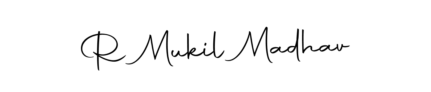 Here are the top 10 professional signature styles for the name R Mukil Madhav. These are the best autograph styles you can use for your name. R Mukil Madhav signature style 10 images and pictures png
