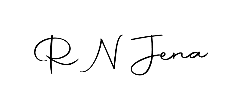 Make a beautiful signature design for name R N Jena. With this signature (Autography-DOLnW) style, you can create a handwritten signature for free. R N Jena signature style 10 images and pictures png