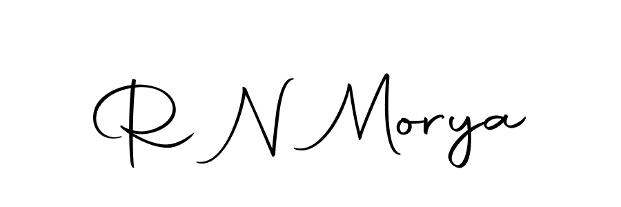 Autography-DOLnW is a professional signature style that is perfect for those who want to add a touch of class to their signature. It is also a great choice for those who want to make their signature more unique. Get R N Morya name to fancy signature for free. R N Morya signature style 10 images and pictures png