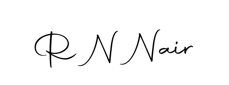 The best way (Autography-DOLnW) to make a short signature is to pick only two or three words in your name. The name R N Nair include a total of six letters. For converting this name. R N Nair signature style 10 images and pictures png