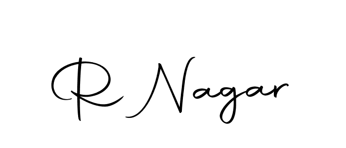 Also we have R Nagar name is the best signature style. Create professional handwritten signature collection using Autography-DOLnW autograph style. R Nagar signature style 10 images and pictures png