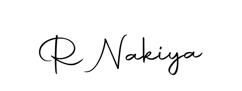 It looks lik you need a new signature style for name R Nakiya. Design unique handwritten (Autography-DOLnW) signature with our free signature maker in just a few clicks. R Nakiya signature style 10 images and pictures png