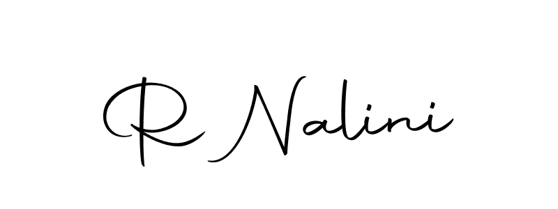 Similarly Autography-DOLnW is the best handwritten signature design. Signature creator online .You can use it as an online autograph creator for name R Nalini. R Nalini signature style 10 images and pictures png