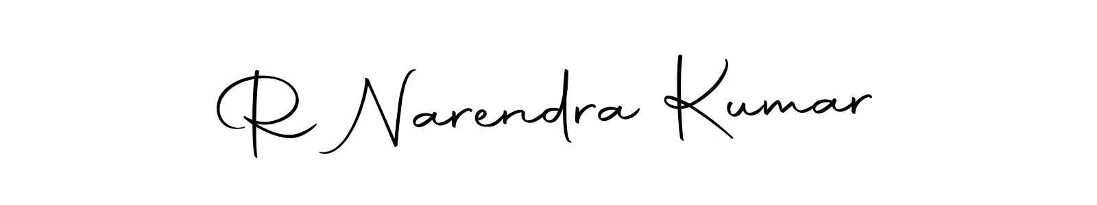 The best way (Autography-DOLnW) to make a short signature is to pick only two or three words in your name. The name R Narendra Kumar include a total of six letters. For converting this name. R Narendra Kumar signature style 10 images and pictures png