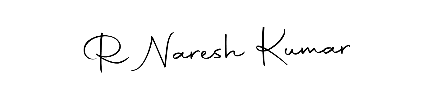 Make a beautiful signature design for name R Naresh Kumar. With this signature (Autography-DOLnW) style, you can create a handwritten signature for free. R Naresh Kumar signature style 10 images and pictures png