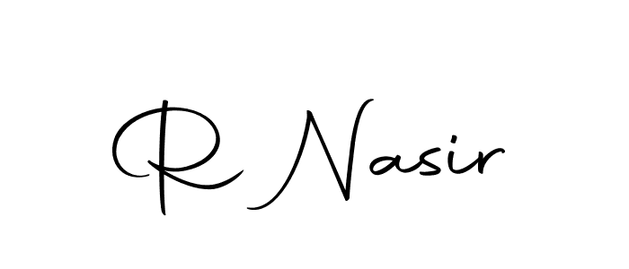 Here are the top 10 professional signature styles for the name R Nasir. These are the best autograph styles you can use for your name. R Nasir signature style 10 images and pictures png