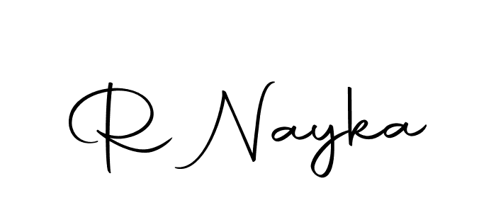 Make a beautiful signature design for name R Nayka. Use this online signature maker to create a handwritten signature for free. R Nayka signature style 10 images and pictures png