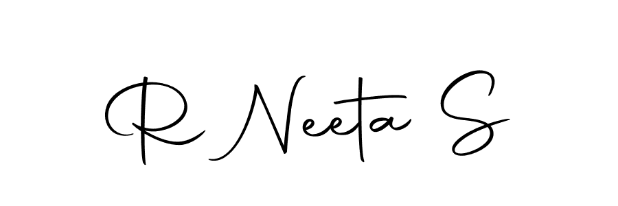 It looks lik you need a new signature style for name R Neeta S. Design unique handwritten (Autography-DOLnW) signature with our free signature maker in just a few clicks. R Neeta S signature style 10 images and pictures png