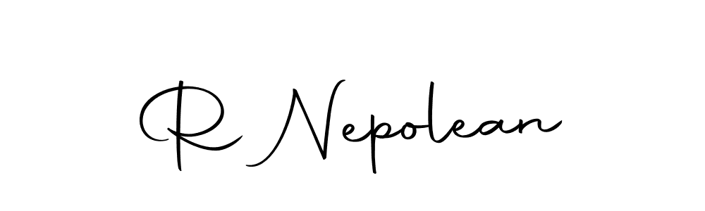 You can use this online signature creator to create a handwritten signature for the name R Nepolean. This is the best online autograph maker. R Nepolean signature style 10 images and pictures png