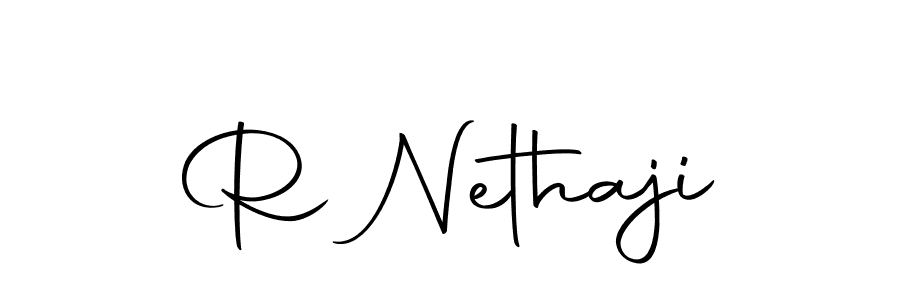 Similarly Autography-DOLnW is the best handwritten signature design. Signature creator online .You can use it as an online autograph creator for name R Nethaji. R Nethaji signature style 10 images and pictures png