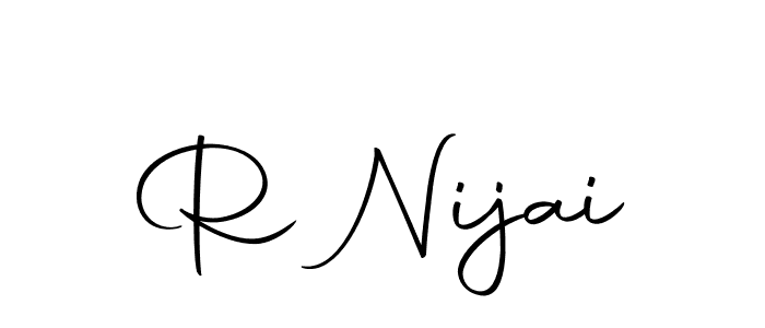 Similarly Autography-DOLnW is the best handwritten signature design. Signature creator online .You can use it as an online autograph creator for name R Nijai. R Nijai signature style 10 images and pictures png