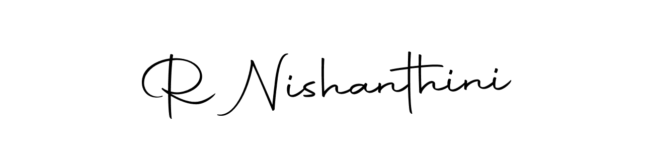 if you are searching for the best signature style for your name R Nishanthini. so please give up your signature search. here we have designed multiple signature styles  using Autography-DOLnW. R Nishanthini signature style 10 images and pictures png
