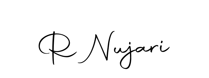 Design your own signature with our free online signature maker. With this signature software, you can create a handwritten (Autography-DOLnW) signature for name R Nujari. R Nujari signature style 10 images and pictures png