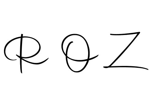 You should practise on your own different ways (Autography-DOLnW) to write your name (R O Z) in signature. don't let someone else do it for you. R O Z signature style 10 images and pictures png