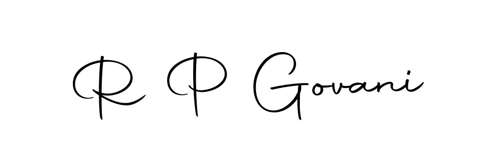 This is the best signature style for the R P Govani name. Also you like these signature font (Autography-DOLnW). Mix name signature. R P Govani signature style 10 images and pictures png