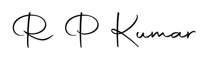 The Autography-DOLnW font gives name R P Kumar a signature that looks effortless yet distinguished. Download high-res PNG instantly. R P Kumar signature style 10 images and pictures png