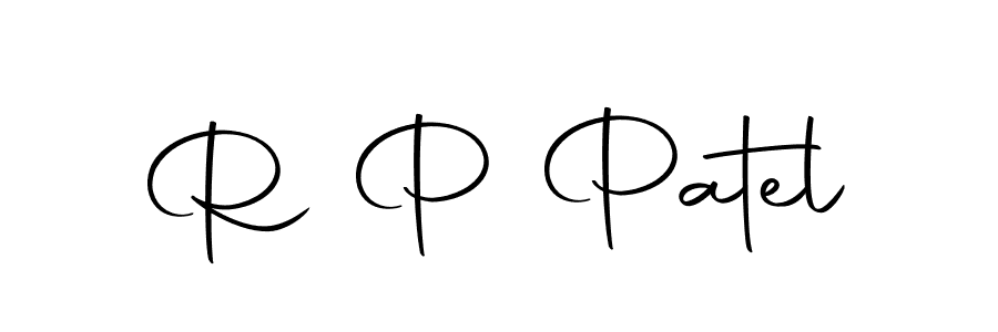 How to make R P Patel name signature. Use Autography-DOLnW style for creating short signs online. This is the latest handwritten sign. R P Patel signature style 10 images and pictures png
