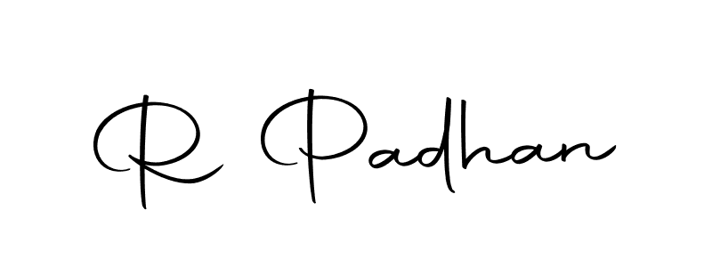 Make a beautiful signature design for name R Padhan. With this signature (Autography-DOLnW) style, you can create a handwritten signature for free. R Padhan signature style 10 images and pictures png