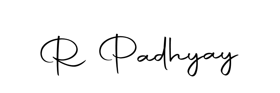 How to make R Padhyay signature? Autography-DOLnW is a professional autograph style. Create handwritten signature for R Padhyay name. R Padhyay signature style 10 images and pictures png