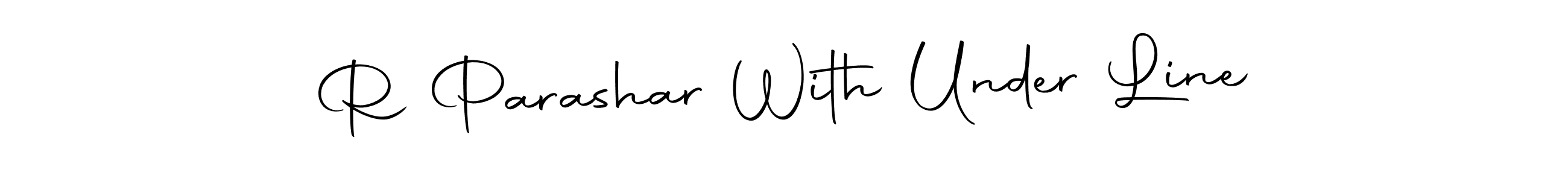 You can use this online signature creator to create a handwritten signature for the name R Parashar With Under Line. This is the best online autograph maker. R Parashar With Under Line signature style 10 images and pictures png