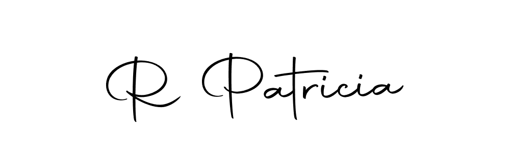 Design your own signature with our free online signature maker. With this signature software, you can create a handwritten (Autography-DOLnW) signature for name R Patricia. R Patricia signature style 10 images and pictures png