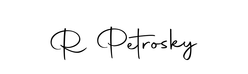 You can use this online signature creator to create a handwritten signature for the name R Petrosky. This is the best online autograph maker. R Petrosky signature style 10 images and pictures png