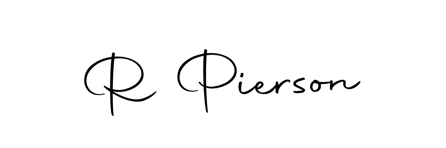 Use a signature maker to create a handwritten signature online. With this signature software, you can design (Autography-DOLnW) your own signature for name R Pierson. R Pierson signature style 10 images and pictures png