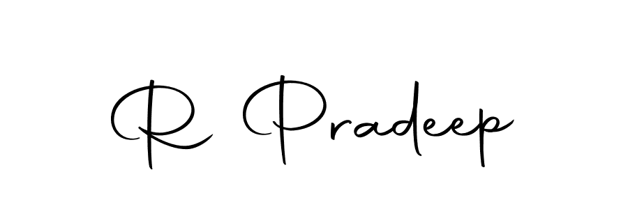 The best way (Autography-DOLnW) to make a short signature is to pick only two or three words in your name. The name R Pradeep include a total of six letters. For converting this name. R Pradeep signature style 10 images and pictures png